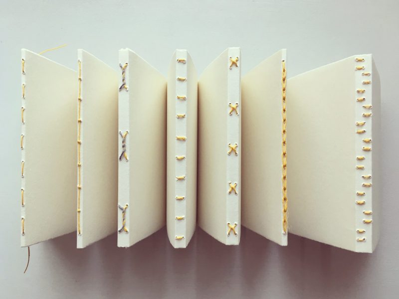 Shetland Text and Texture bookbinding workshop