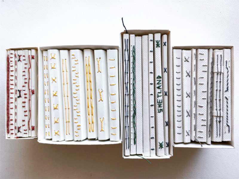 The Travelling Bookbinder: 2023 Preview: July Shetland Stitch Series