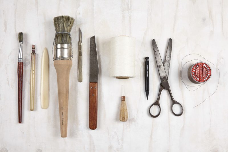 Bookbinding tools. Image by Uli Schade