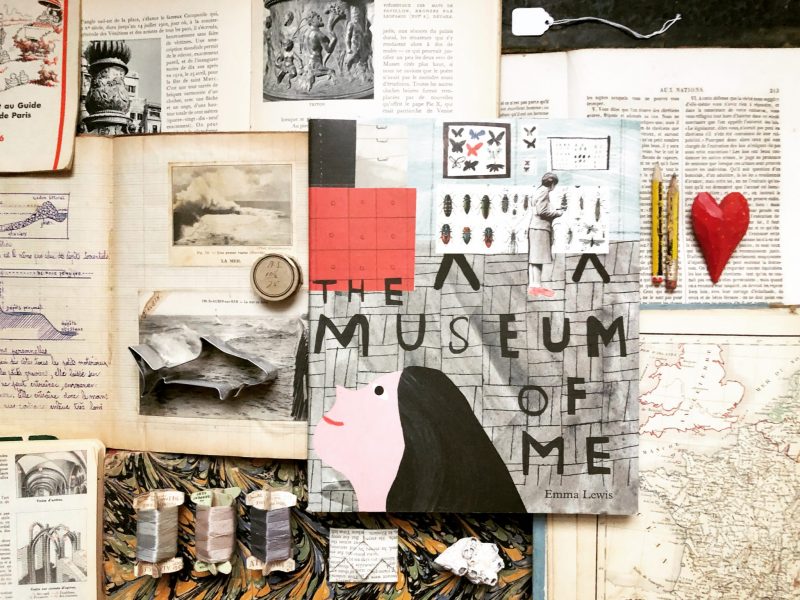 The Museum of Me, Emma Lewis, Tate Publishing. Flat lay by Rachel Hazell, The Travelling Bookbinder