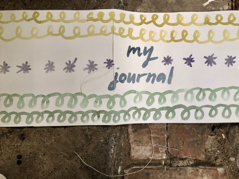 Make a journal - step nine