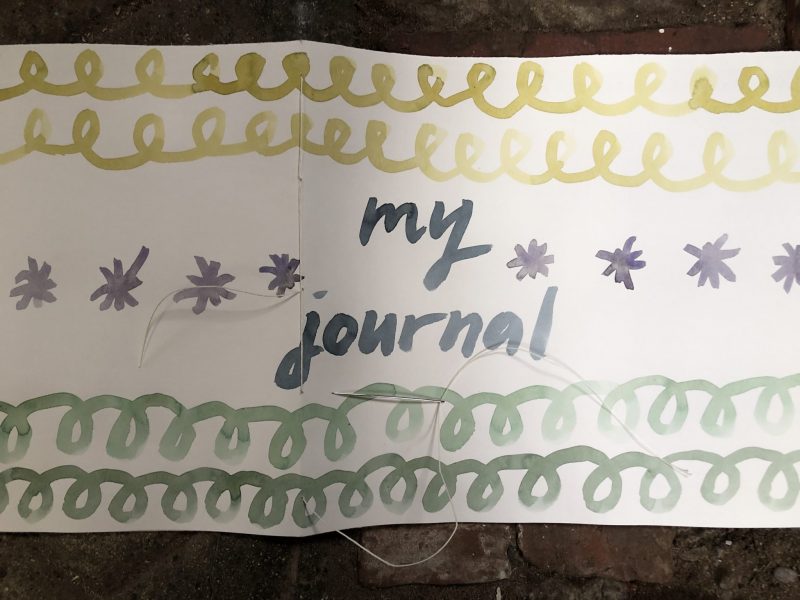 Make a journal - step eleven - nearly there