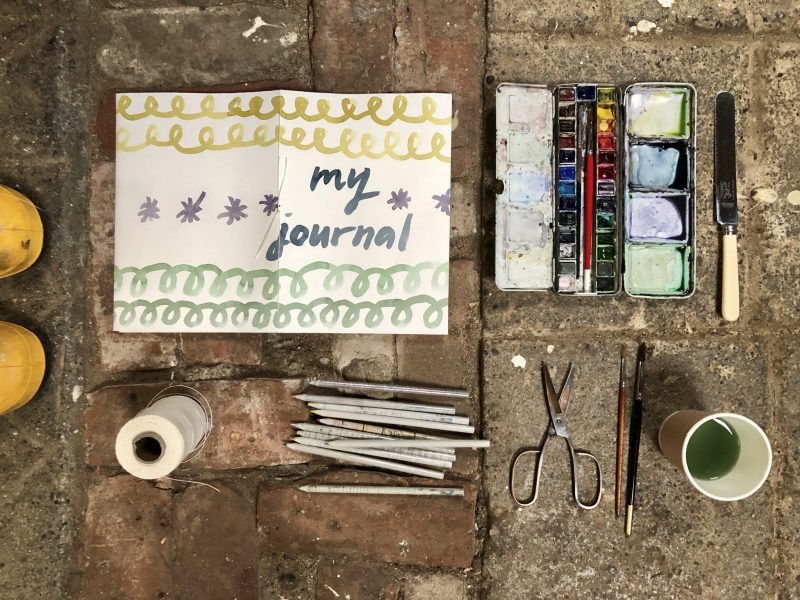 Make a journal with Rachel Hazell - finished project
