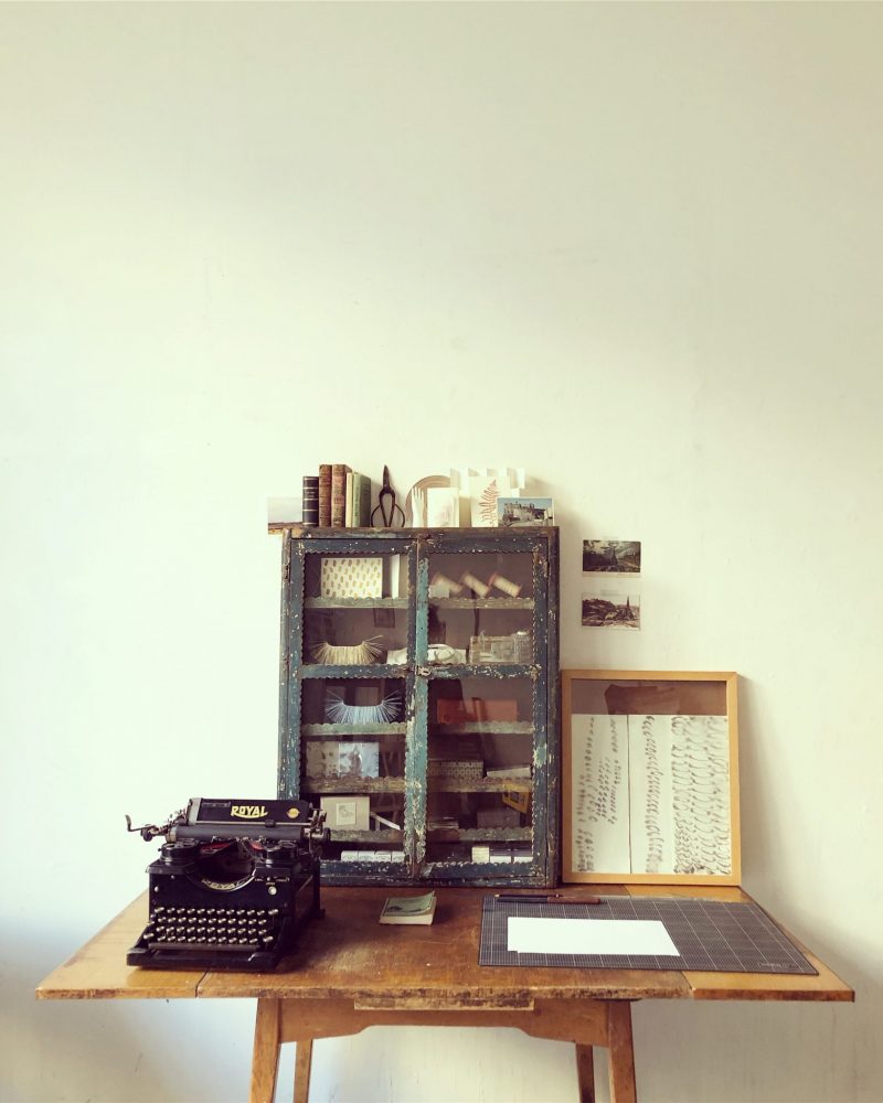 The Travelling Bookbinder film shoot. The Travelling Bookbinder's Edinburgh studio