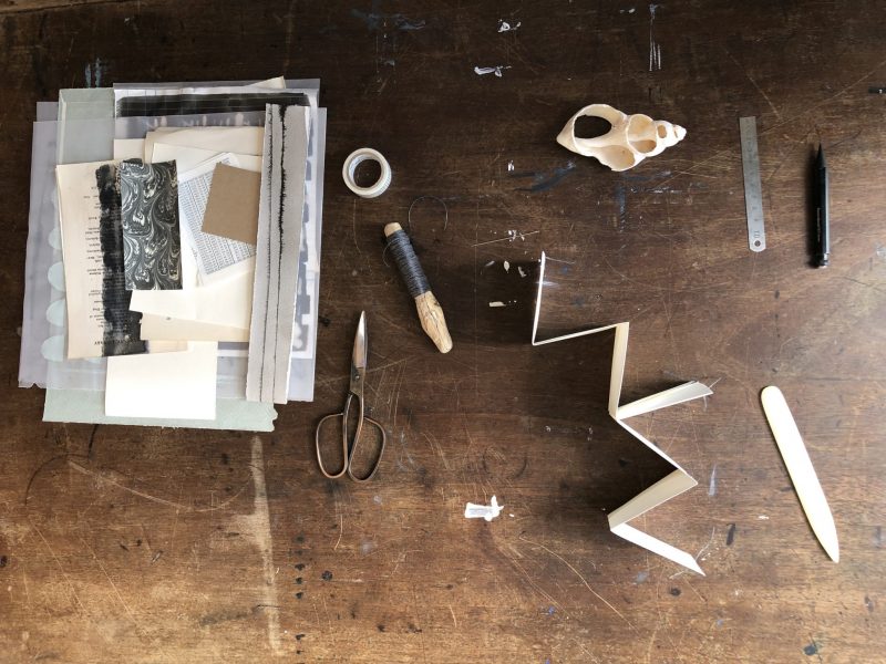 Fold Up Pocket Book by Rachel Hazell of The Travelling Bookbinder