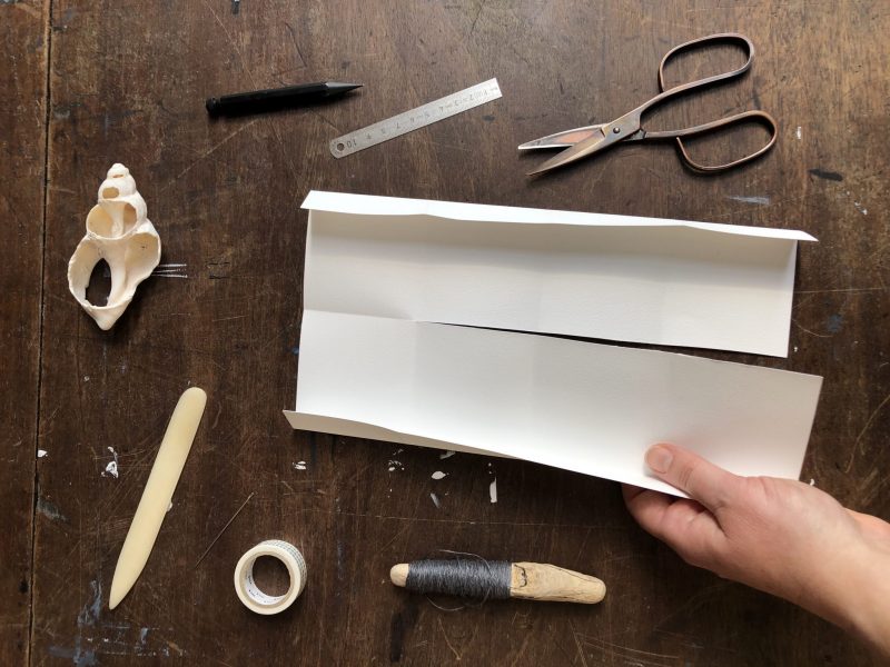 Fold Up Pocket Book by Rachel Hazell of The Travelling Bookbinder