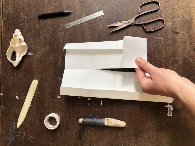 Fold Up Pocket Book by Rachel Hazell of The Travelling Bookbinder