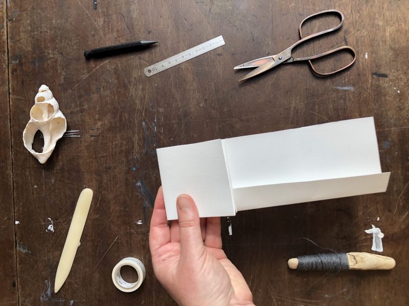 Fold Up Pocket Book by Rachel Hazell of The Travelling Bookbinder