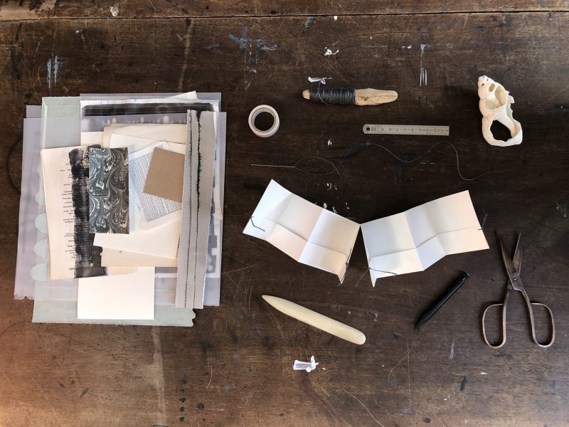 Fold Up Pocket Book by Rachel Hazell of The Travelling Bookbinder