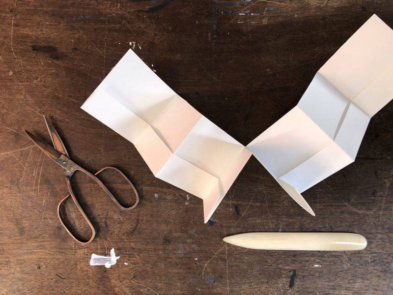 Fold Up Pocket Book by Rachel Hazell of The Travelling Bookbinder