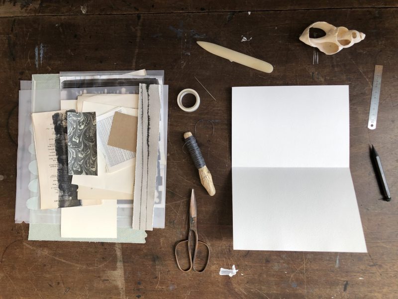 Fold Up Pocket Book by Rachel Hazell of The Travelling Bookbinder