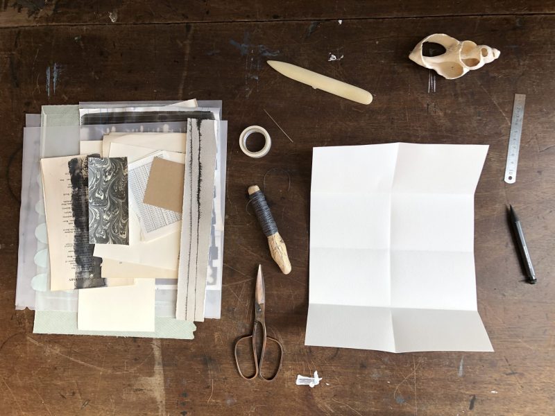 Fold Up Pocket Book by Rachel Hazell of The Travelling Bookbinder