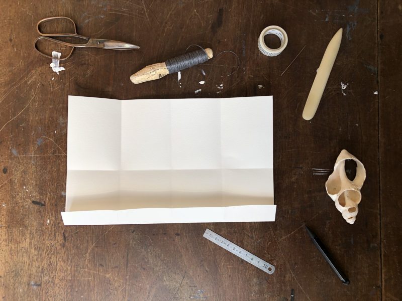 Fold Up Pocket Book by Rachel Hazell of The Travelling Bookbinder