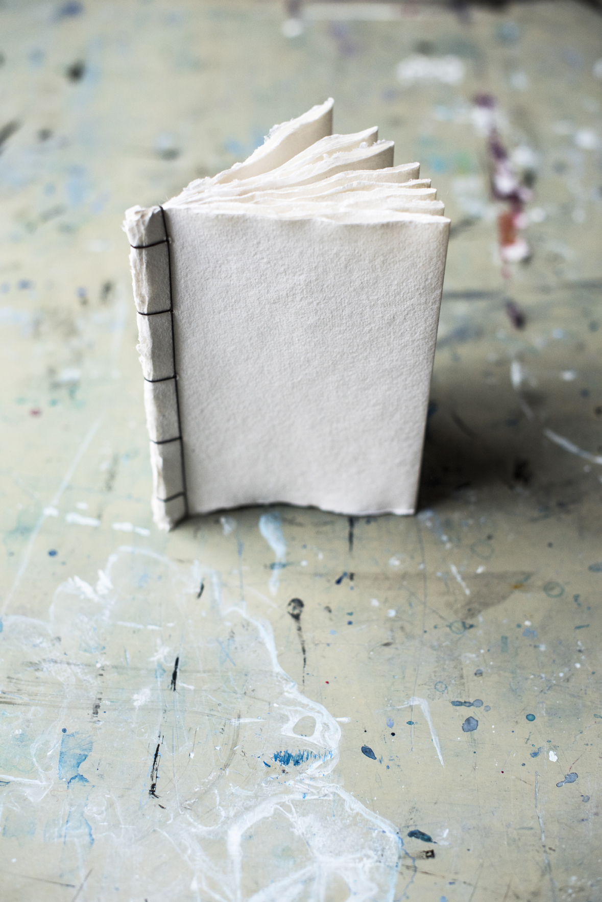 Finished Japanese Stab Binding from Bound: 15 Beautiful Bookbinding Projects by Rachel Hazell