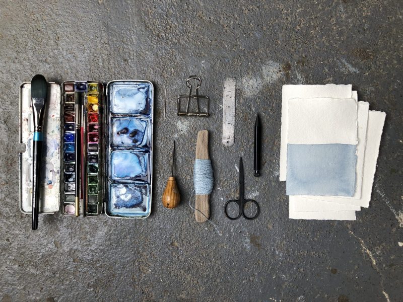 Make a stab binding with The Travelling Bookbinder - You Will Need