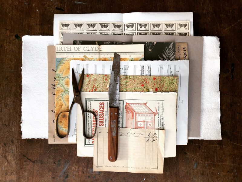 The Travelling Bookbinder: 2020 A Review: Ephemera for the PaperLove e-course