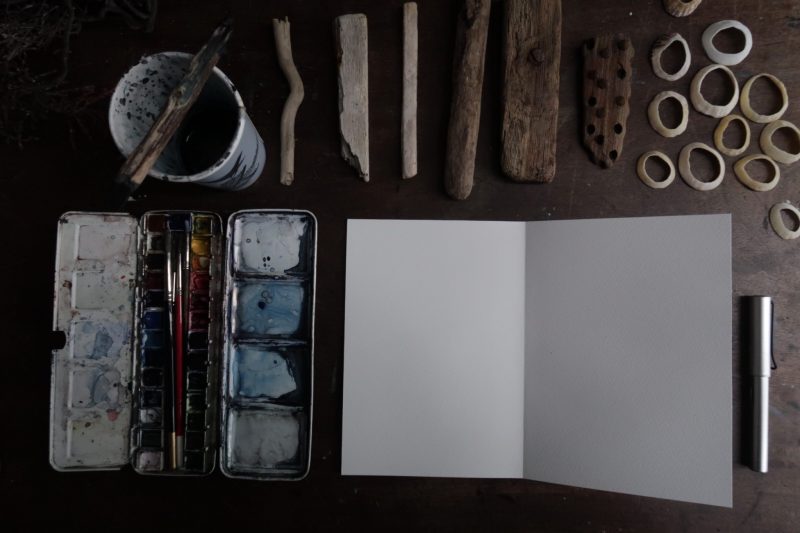 The Travelling Bookbinder: Mailart Origami Envelope. First fold