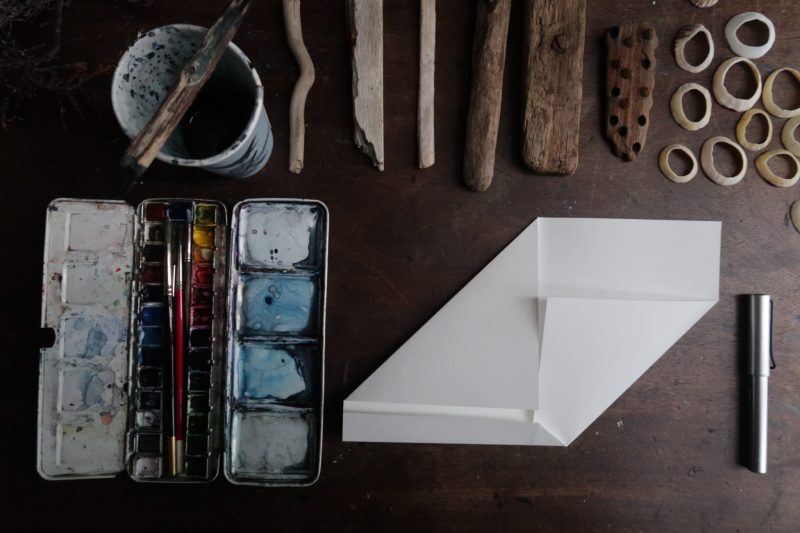 The Travelling Bookbinder: Mailart Origami Envelope. Side fold