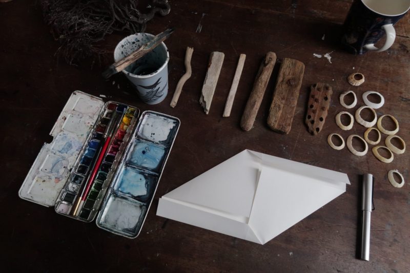 The Travelling Bookbinder: Mailart Origami Envelope. Repeat side fold