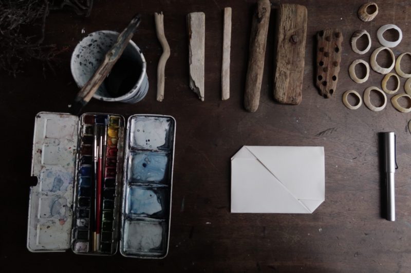 The Travelling Bookbinder: Mailart Origami Envelope. Finished blank envelope