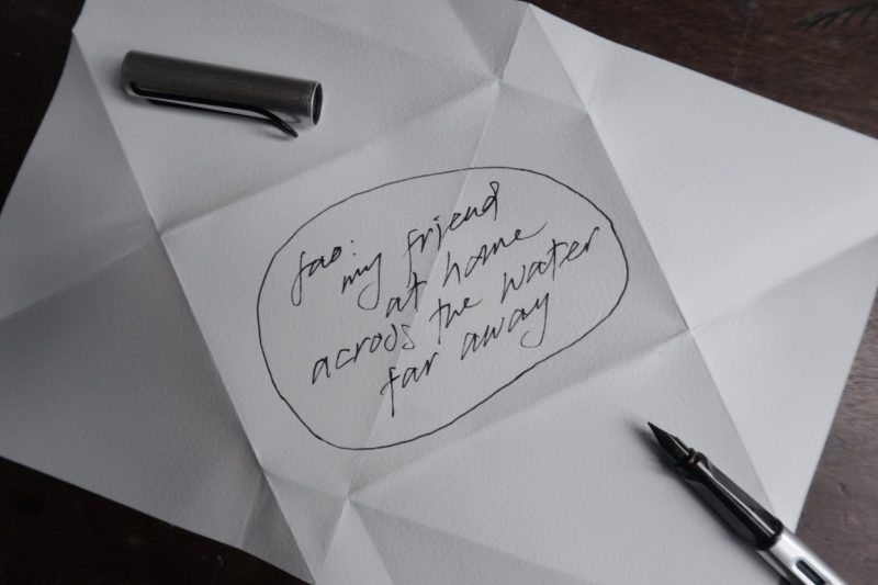 The Travelling Bookbinder: Mailart Origami Envelope. Add address