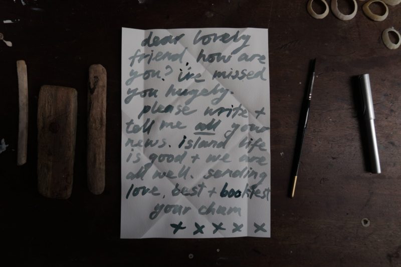 The Travelling Bookbinder: Mailart Origami Envelope. Paint or write your letter