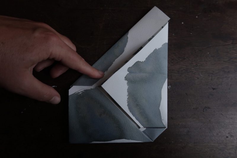 The Travelling Bookbinder: Mailart Origami Envelope. Refold