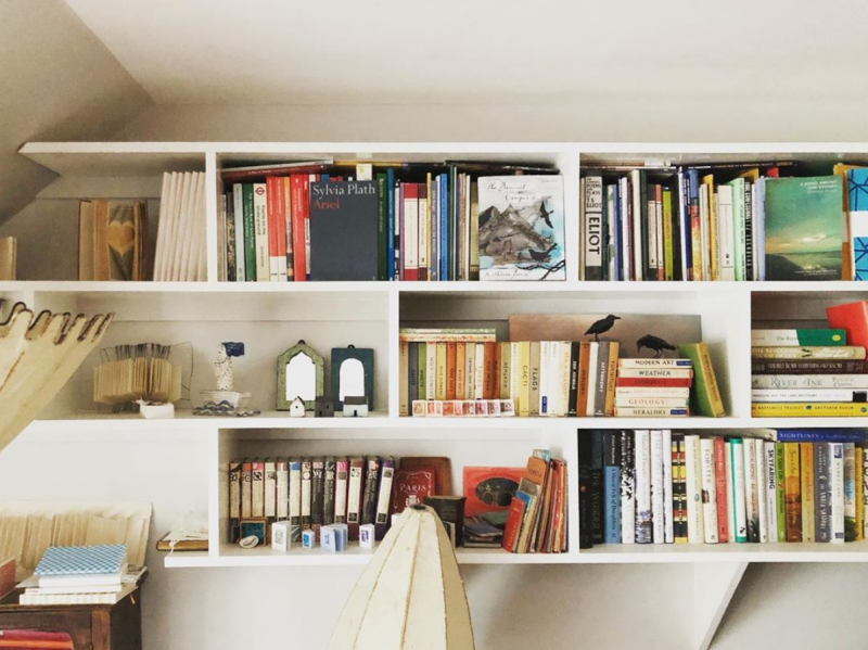 The Travelling Bookbinder: Rachel's bookshelf