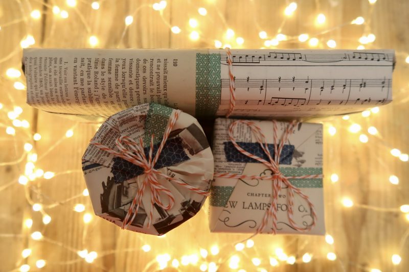 WrapLove - Use paper ephemera to create unique wrap
