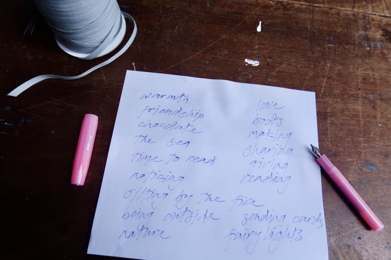 The Travelling Bookbinder: Thank You Scroll: Gratitude list