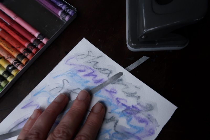 The Travelling Bookbinder: Thank You Scroll: Attach ribbon or string