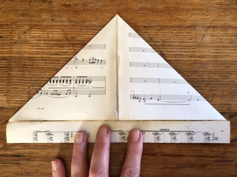 The Travelling Bookbinder: Heart Confetti: Like a sailor hat