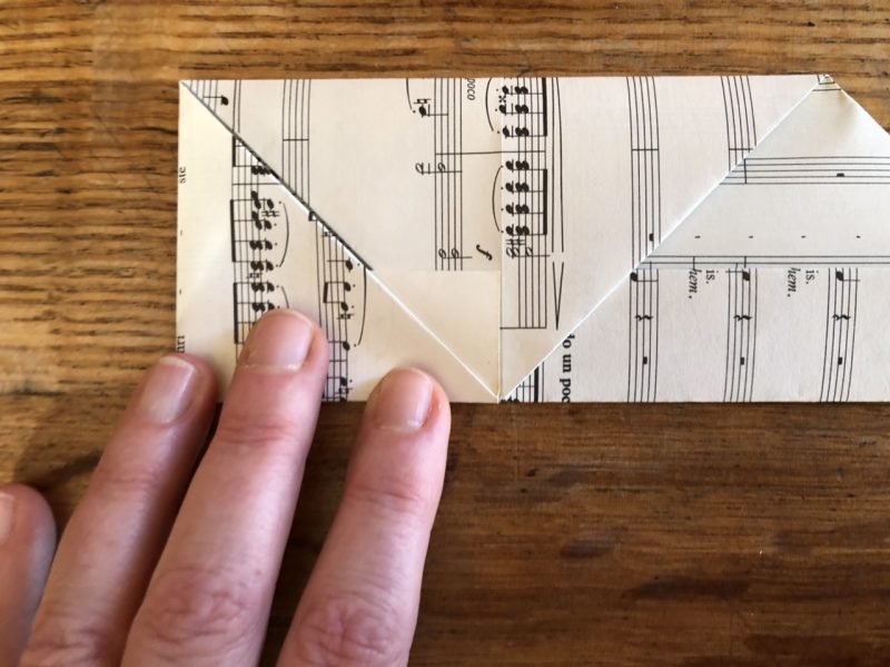 The Travelling Bookbinder: Heart Confetti: Side in to centre