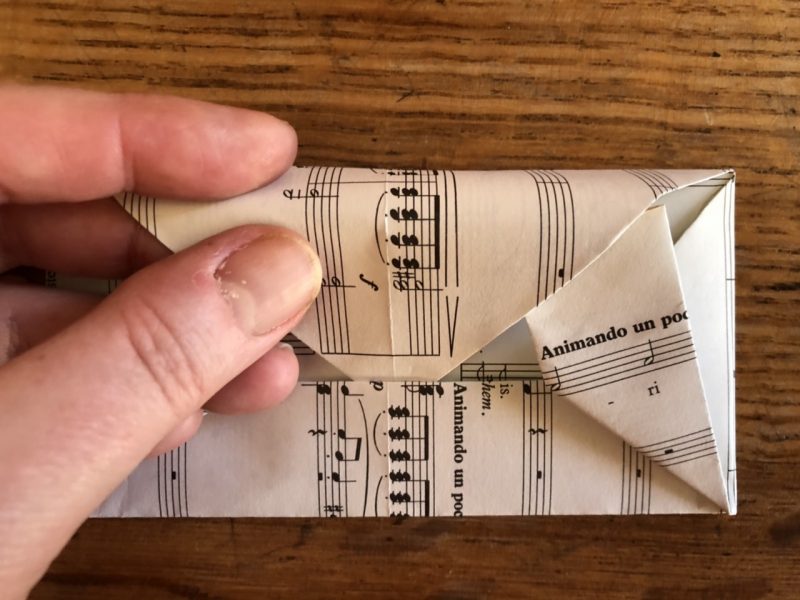 The Travelling Bookbinder: Heart Confetti: Tuck in point