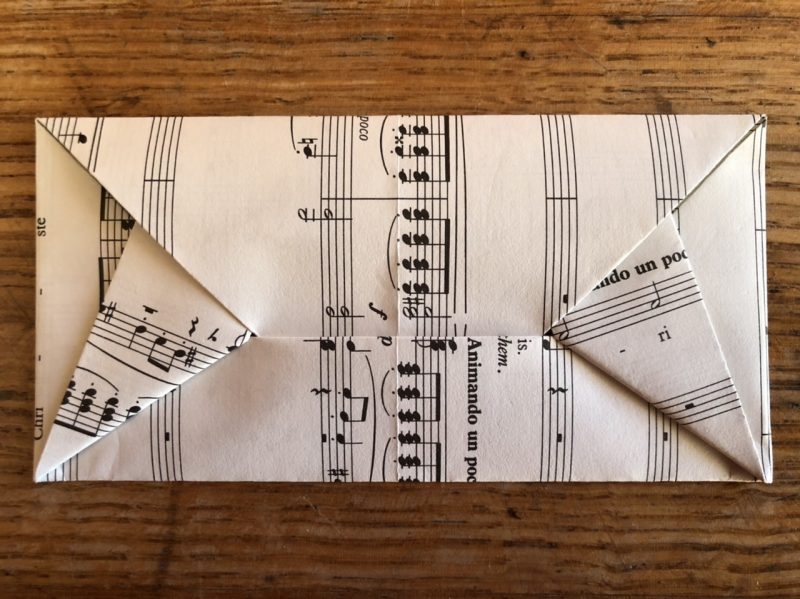 The Travelling Bookbinder: Heart Confetti: Finished envelope