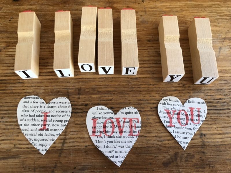 The Travelling Bookbinder: Heart Confetti: I Love You