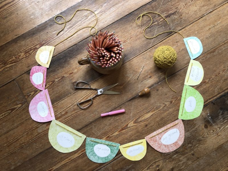 The Travelling Bookbinder: StAnza Bookart: Shades of Spring. Finished piece