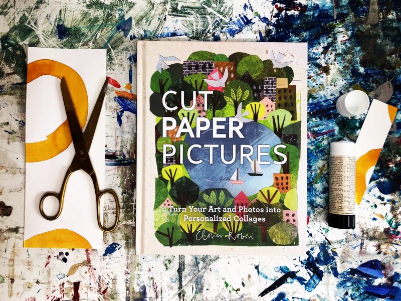 The Travelling Bookbinder: Book Review: Cut Paper Pictures, by Clover Robin. Collage guide