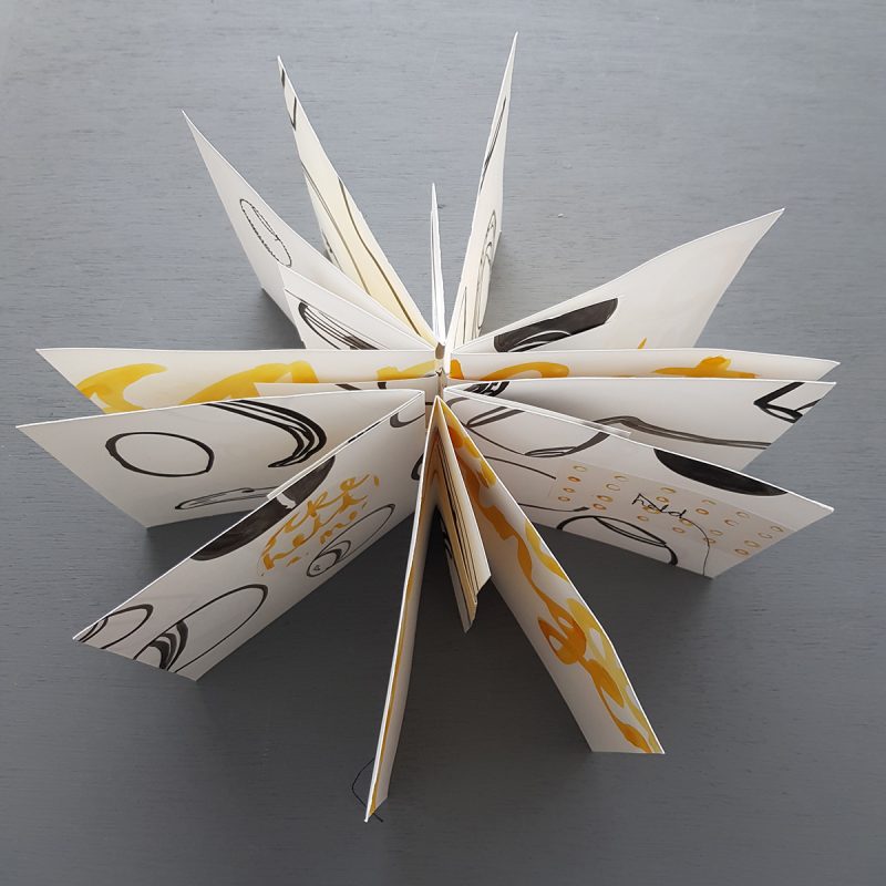 The Travelling Bookbinder - Gathering Bookart Retreat - Review by Cat Rowe. Her slot strip book