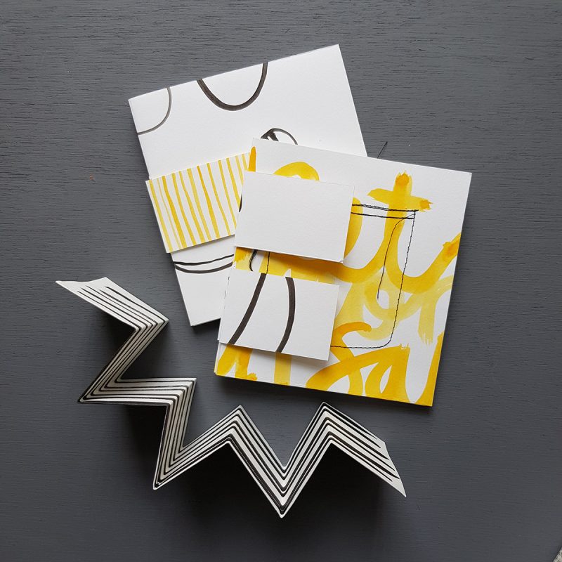 The Travelling Bookbinder - Gathering Bookart Retreat - Review by Cat Rowe. The Slot Strip book structure