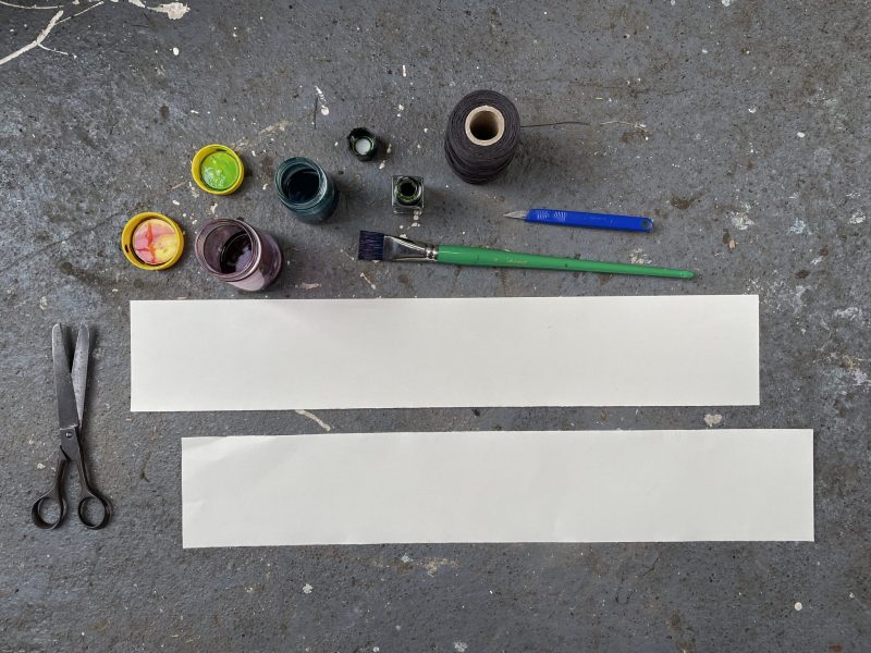 The Travelling Bookbinder: Cut Collage Concertina. You Will Need