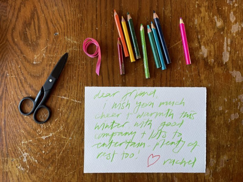 The Travelling Bookbinder: Folded pocket decoration: Write a letter