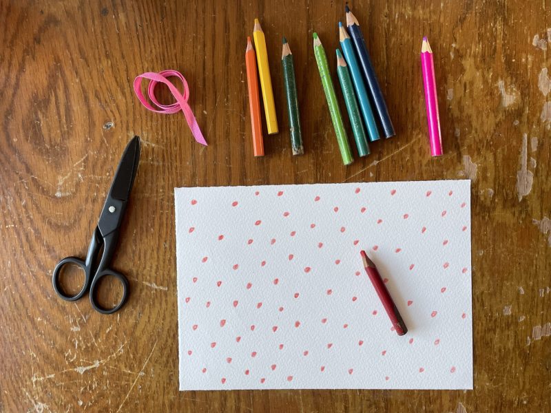 The Travelling Bookbinder: Folded pocket decoration: Decorate the other side