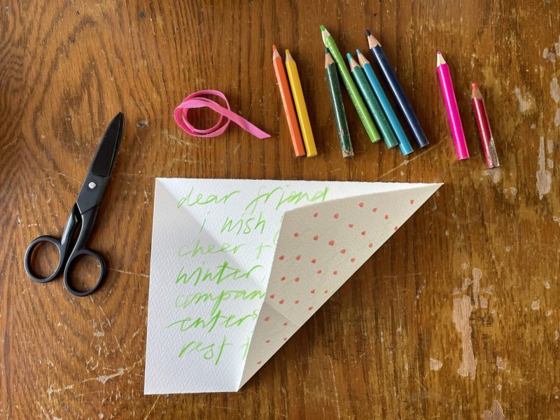 The Travelling Bookbinder: Folded pocket decoration: Start folding!