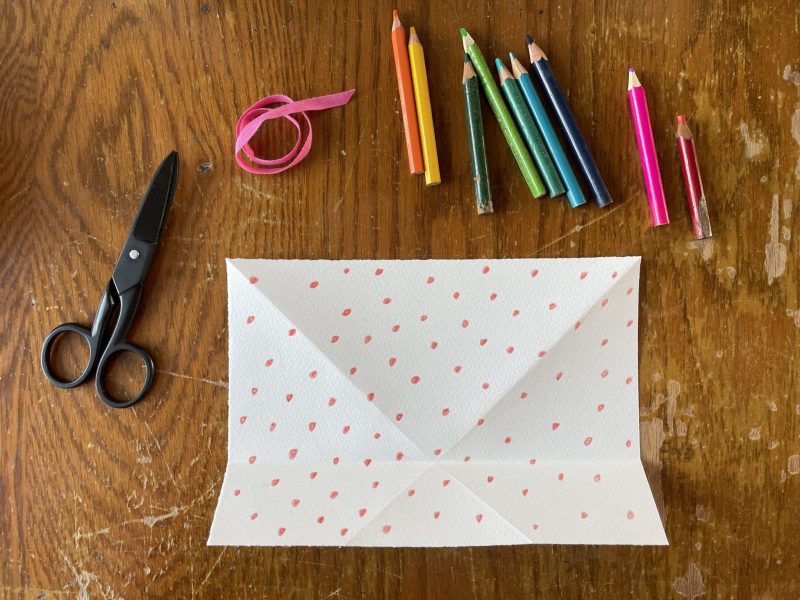 The Travelling Bookbinder: Folded pocket decoration: Origami folding