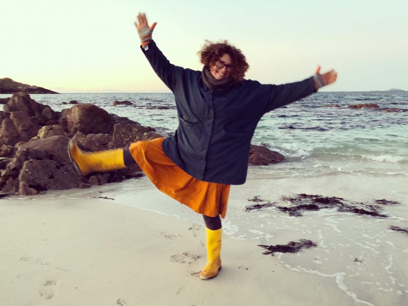 The Travelling Bookbinder: A year in review: 2021: January on Iona