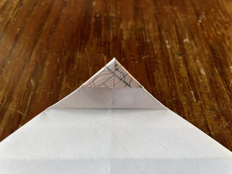 The Travelling Bookbinder: Origami Heart Ring: Fold here