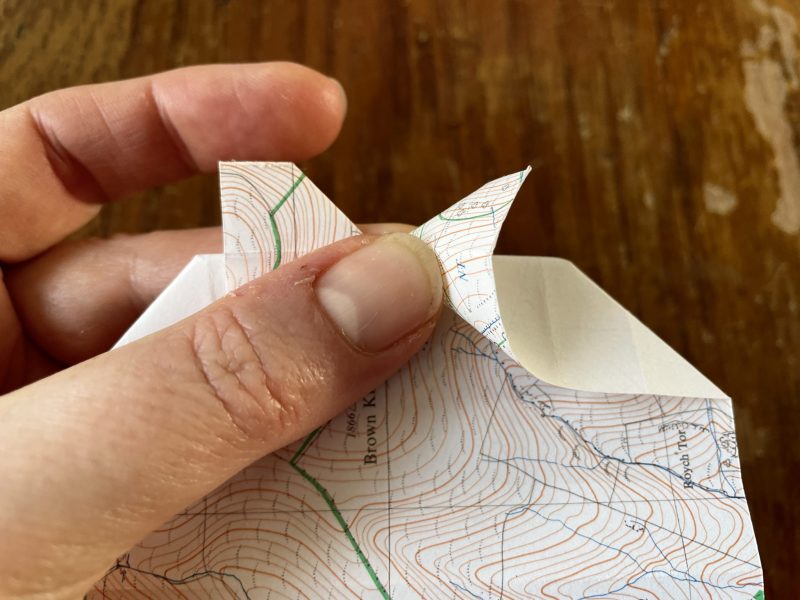 The Travelling Bookbinder: Origami Heart Ring: Repeat on right