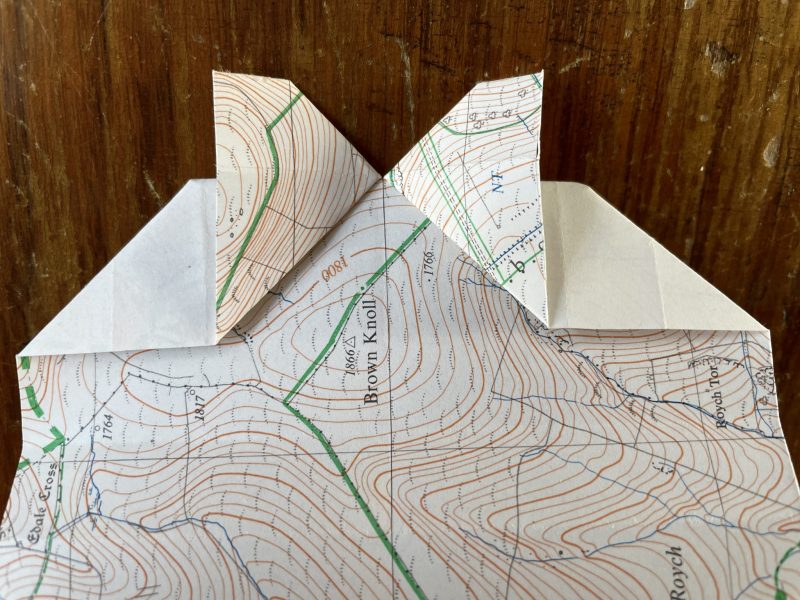 The Travelling Bookbinder: Origami Heart Ring: Both done