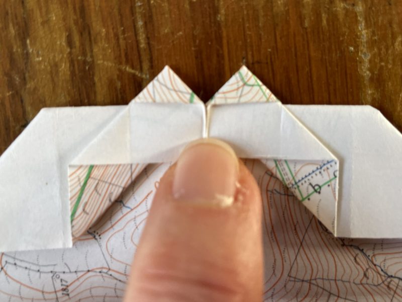 The Travelling Bookbinder: Origami Heart Ring: Done!